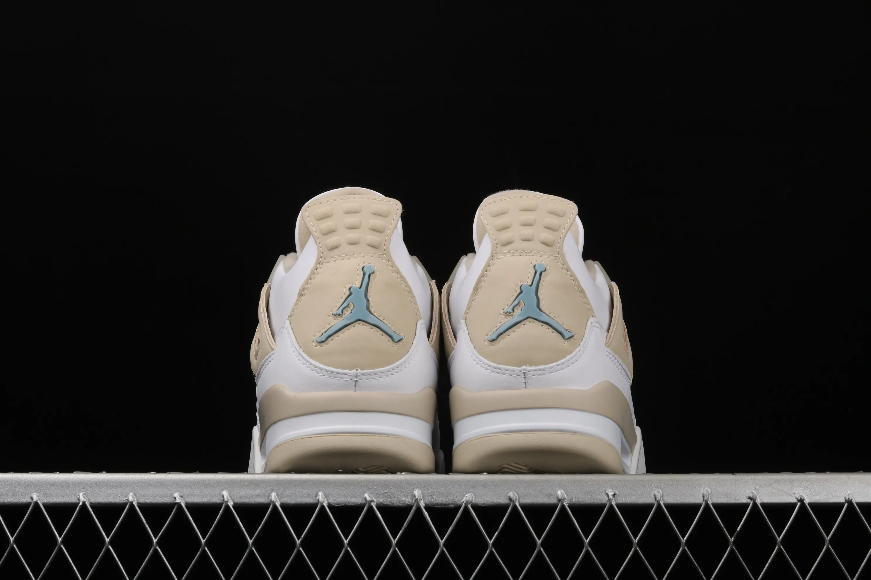 All Categories Air Jordan Jordan Series Basketball Shoes Air Jordan 4 Air Jordan 4 "Linen" AJ4 Joe 4 Beach White Gold #Original First Layer Leather 487724-118